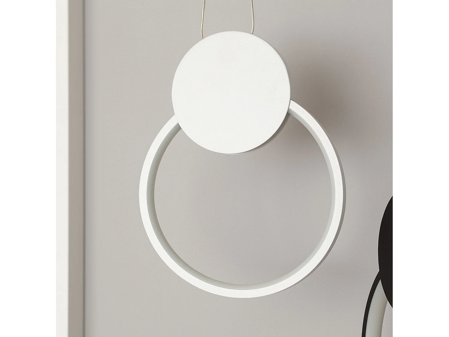 Suspension LED  10W Aluminium Stendhal Blanc