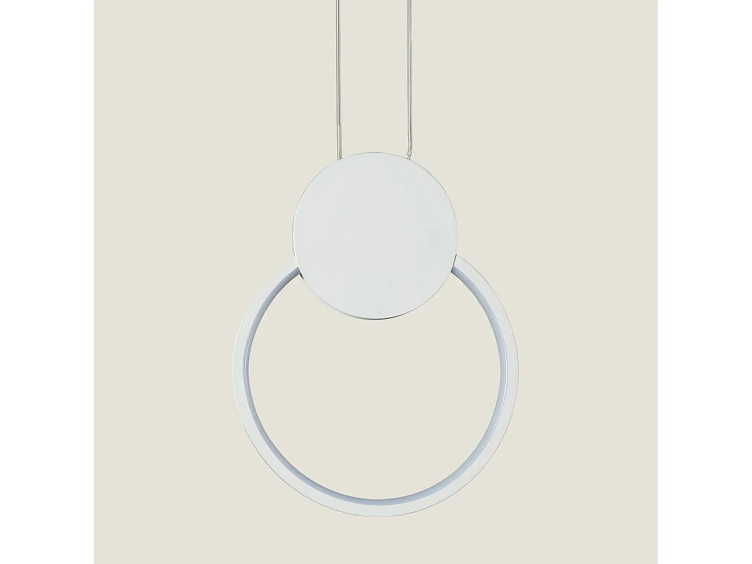 Suspension LED  10W Aluminium Stendhal Blanc