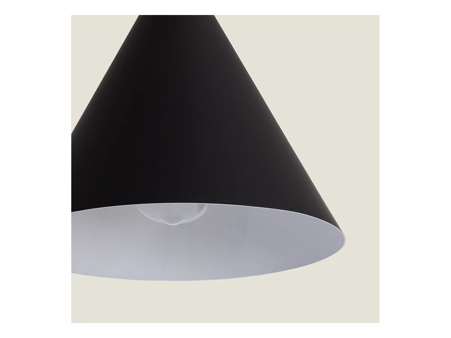 Lampada a Sospensione Metallo e Legno Arbat Nero