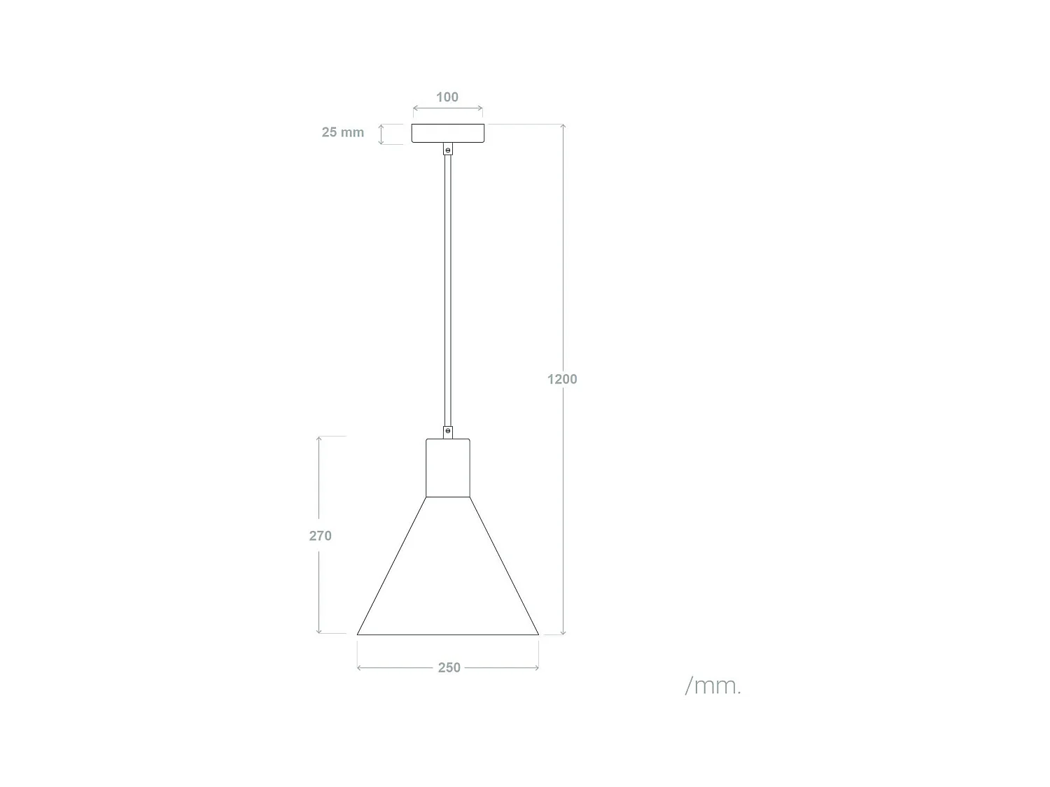 Lampada a Sospensione Metallo e Legno Arbat Nero