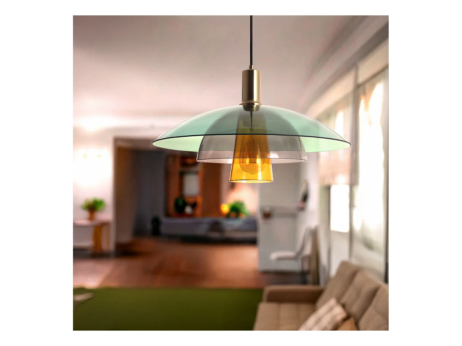 Suspension Cristal Dolly Multicolore