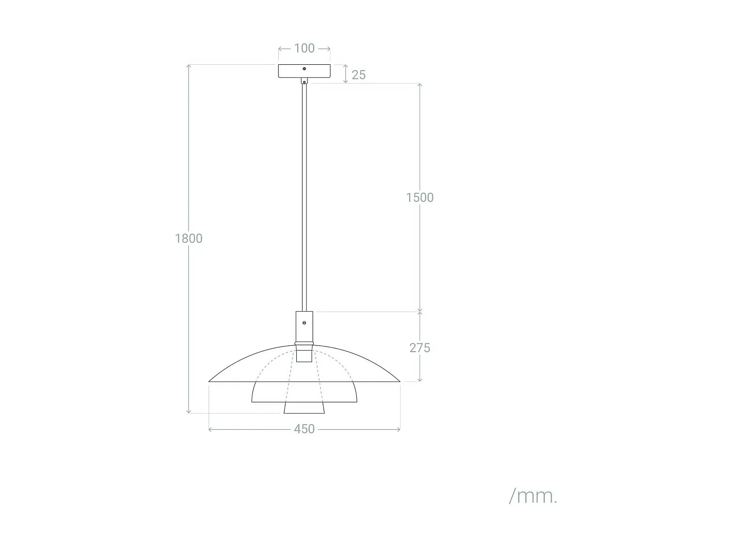 Suspension Cristal Dolly Multicolore