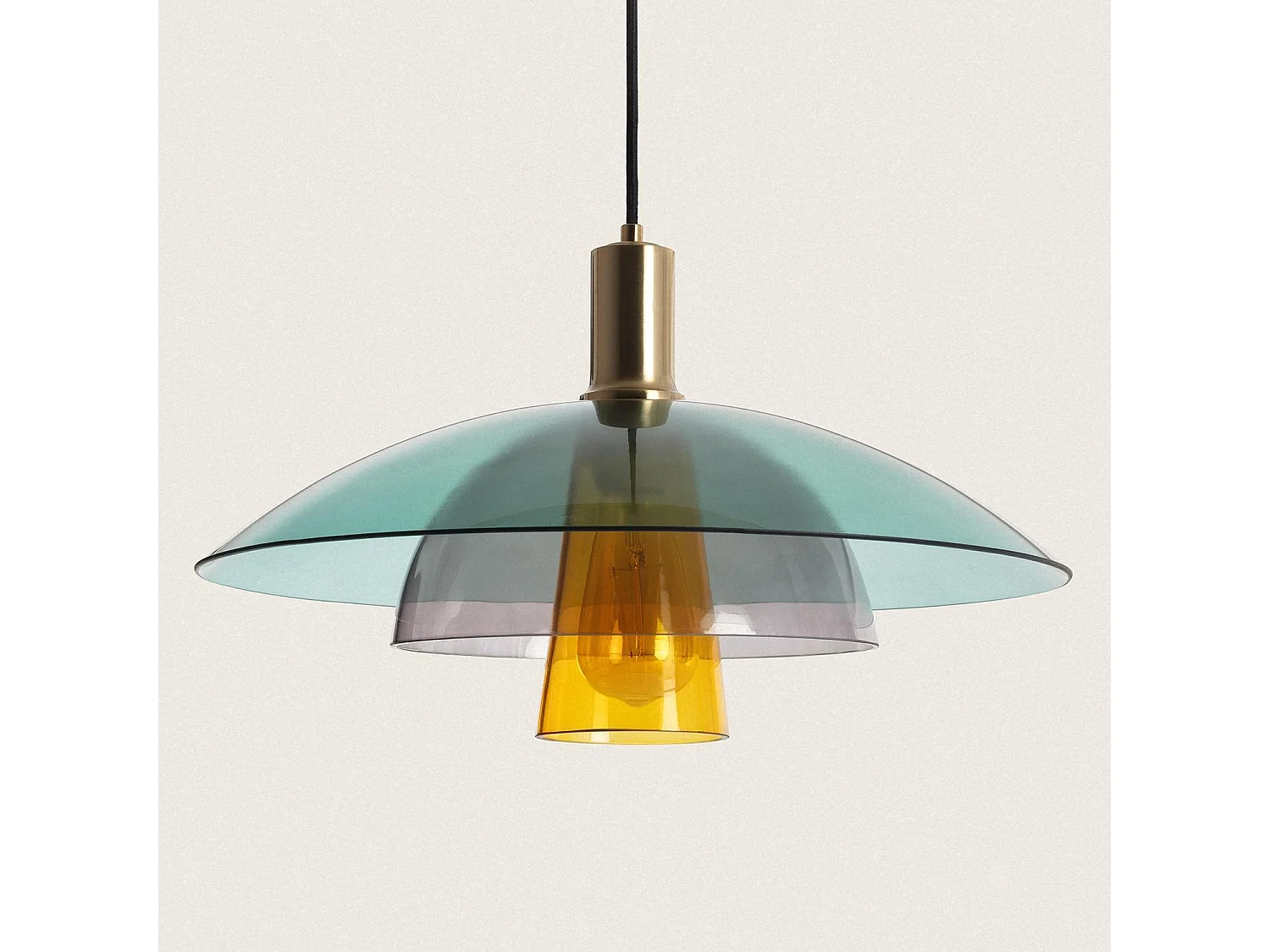 Lampada a Sospensione Vetro Dolly Multicolore