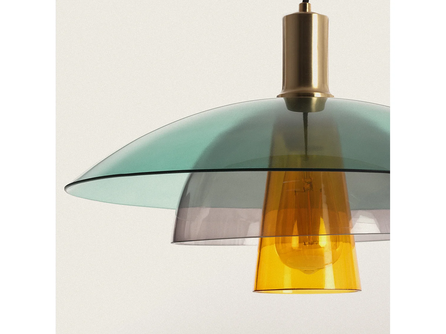 Lampada a Sospensione Vetro Dolly Multicolore
