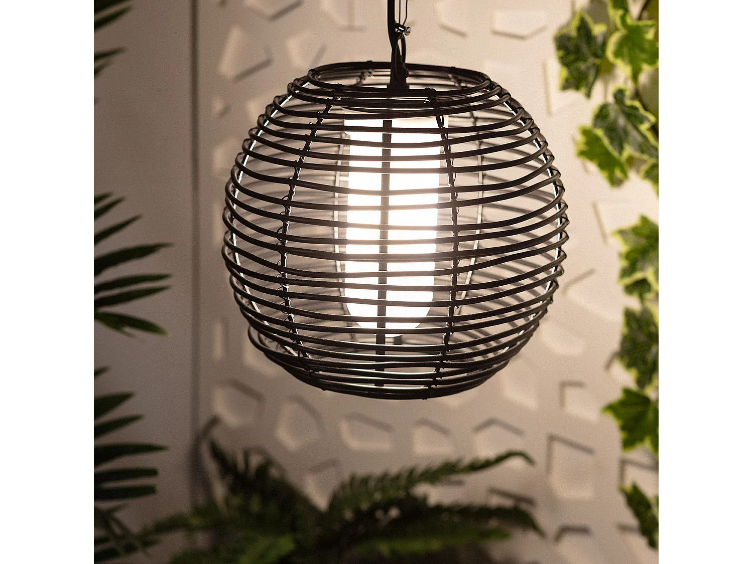 Suspension Extérieur Asha  Brun