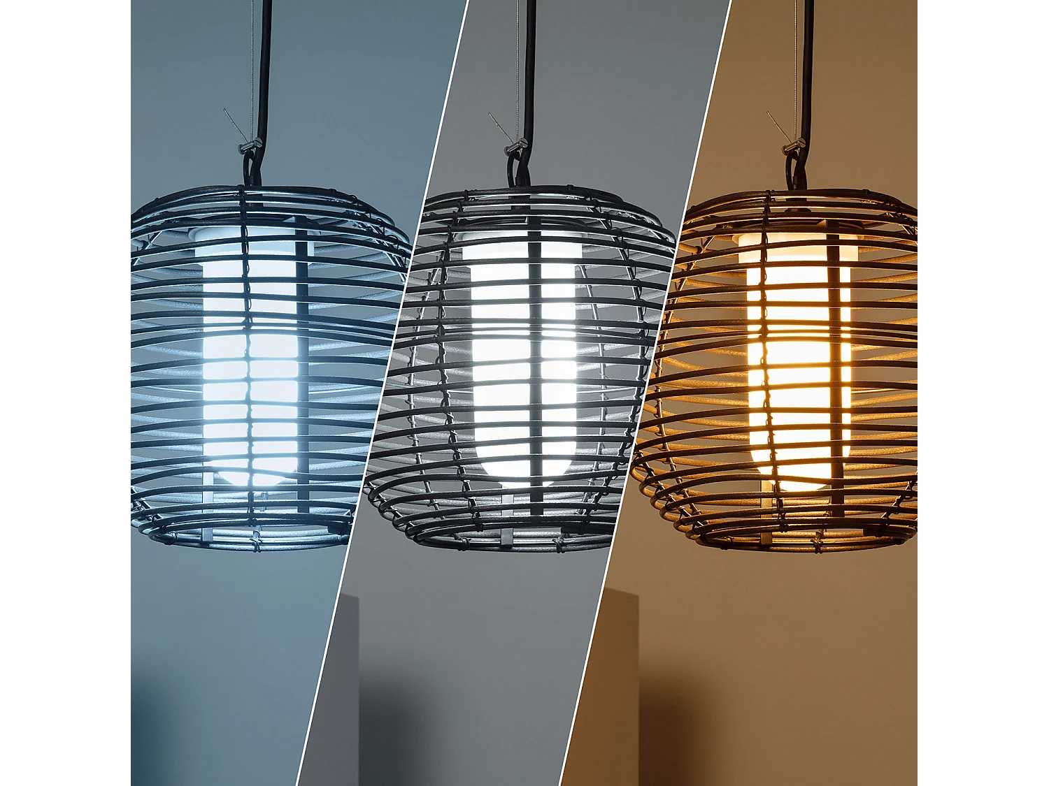 Suspension Extérieur Asha  Brun