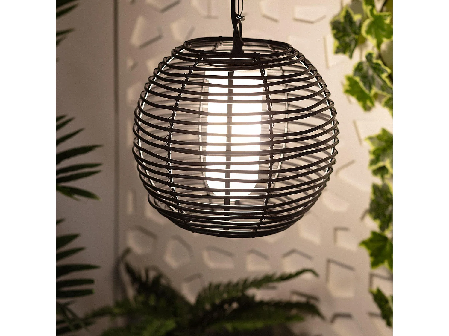 Suspension Extérieur Asha  Brun