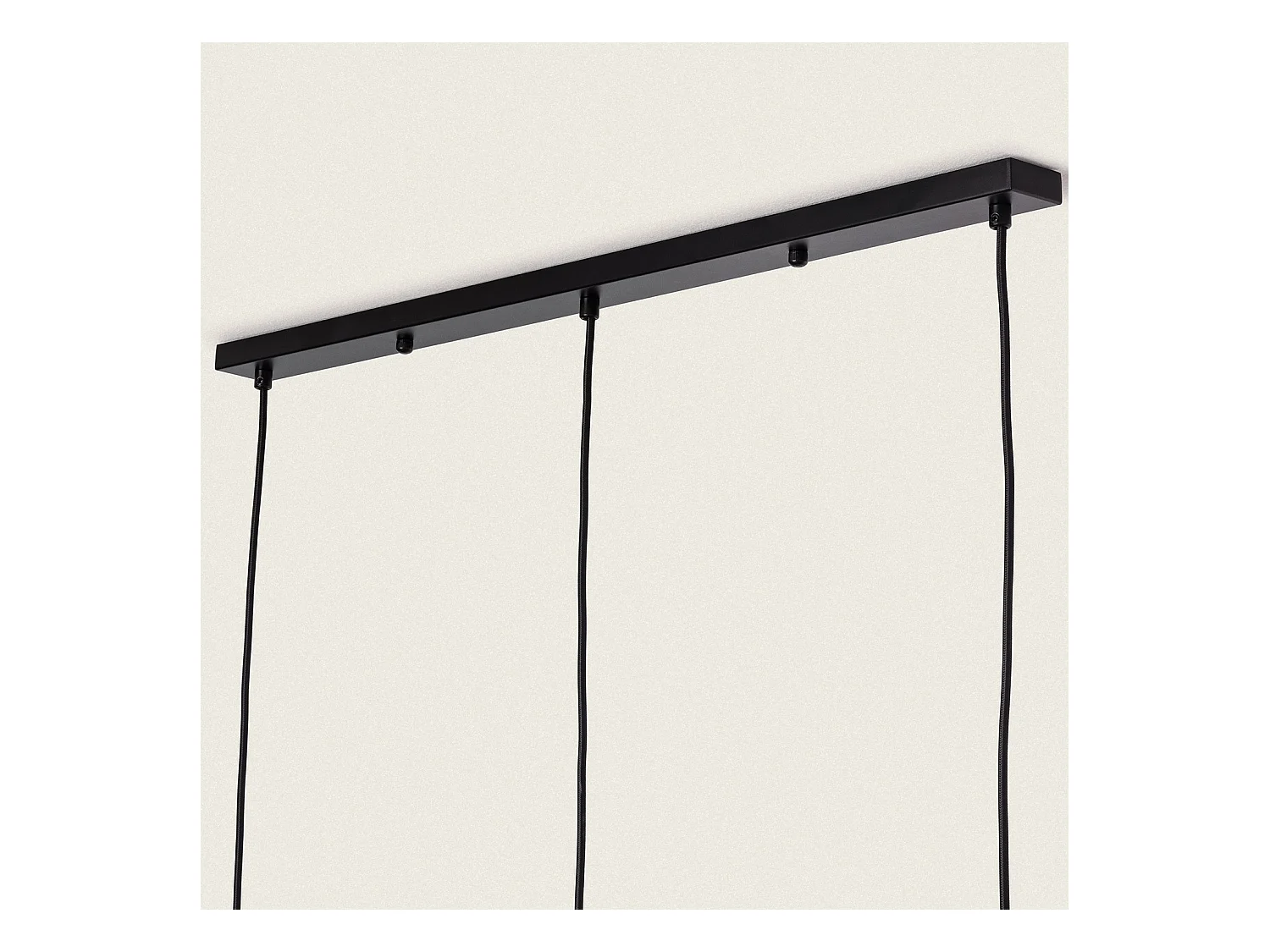 Suspension Papier Tressé Mahali 3 Spots ILUZZIA  Naturel