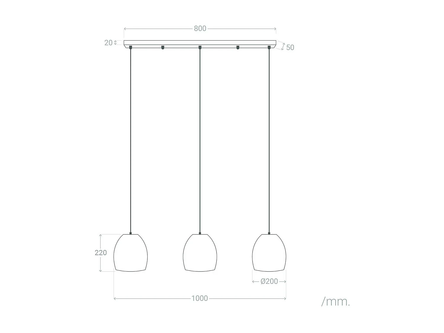 Suspension Papier Tressé Mahali 3 Spots ILUZZIA  Naturel