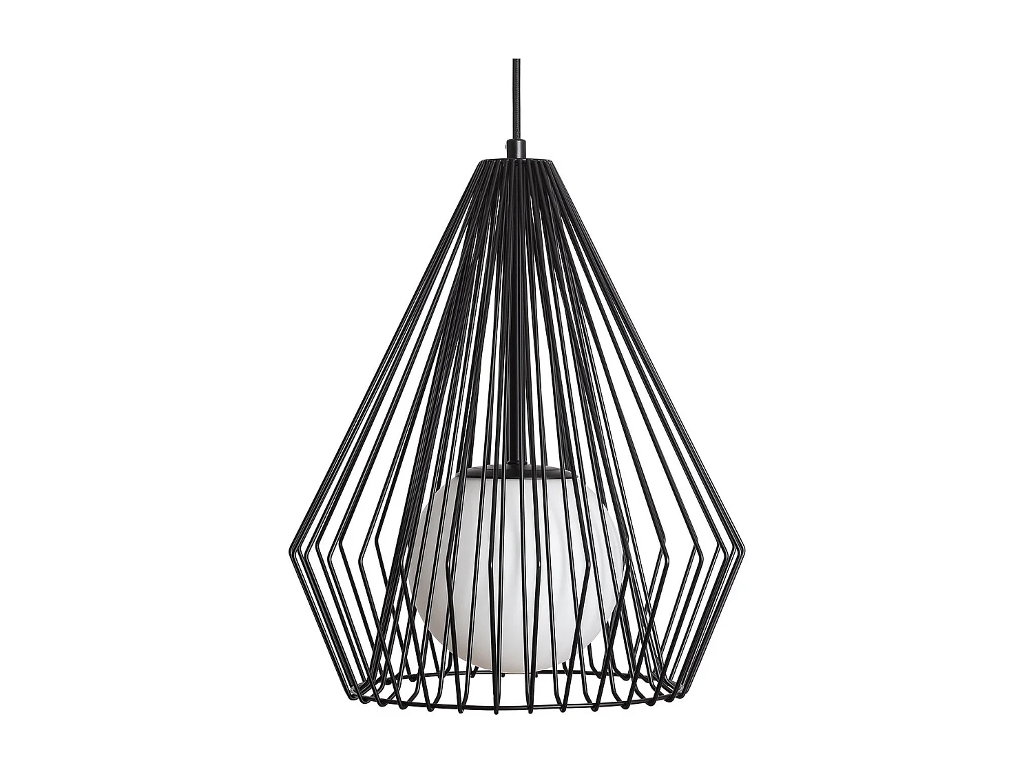 Lampada a Sospensione Metallo Pentagon Nero