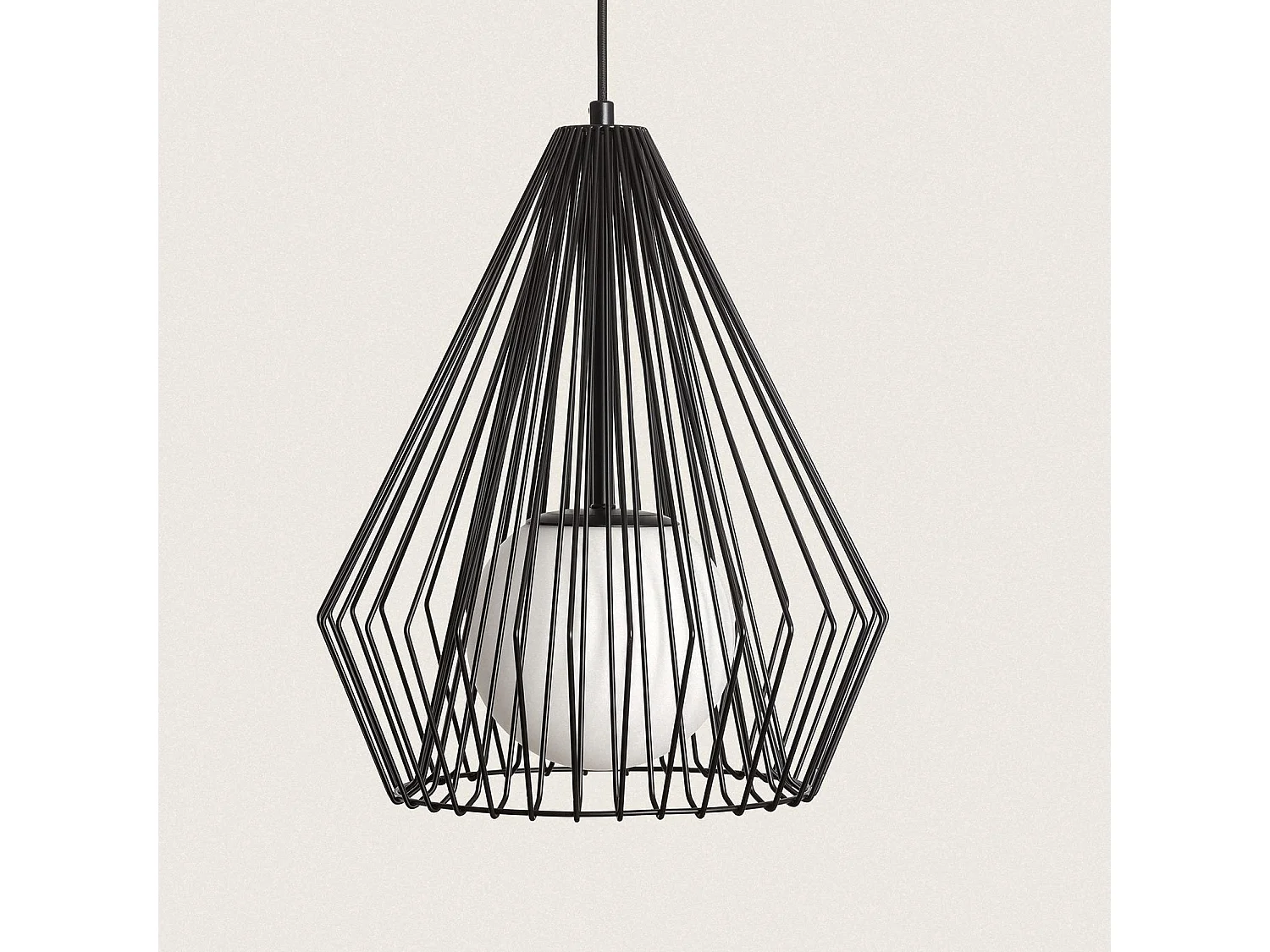 Lampada a Sospensione Metallo Pentagon Nero
