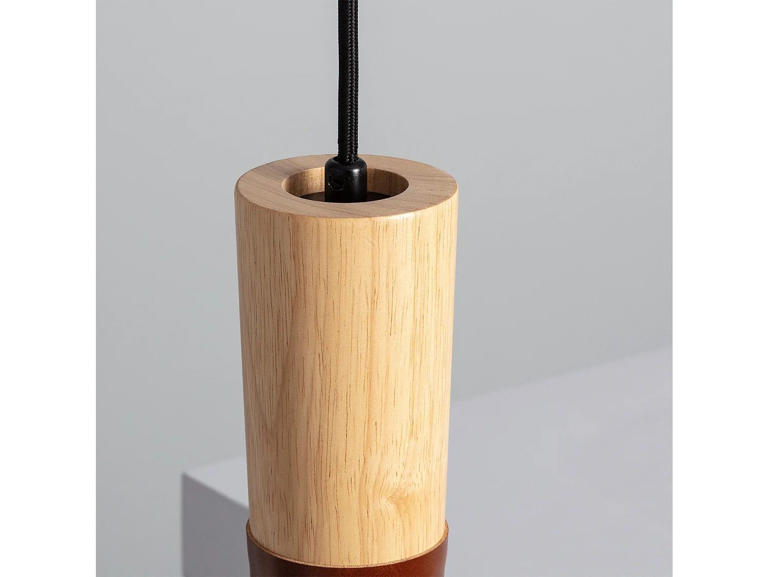 Lámpara Colgante Madera Túria Natural