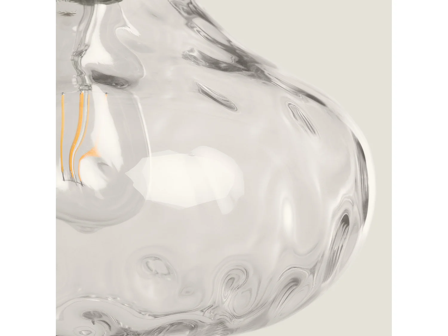 Suspension Verre Tassel Transparent