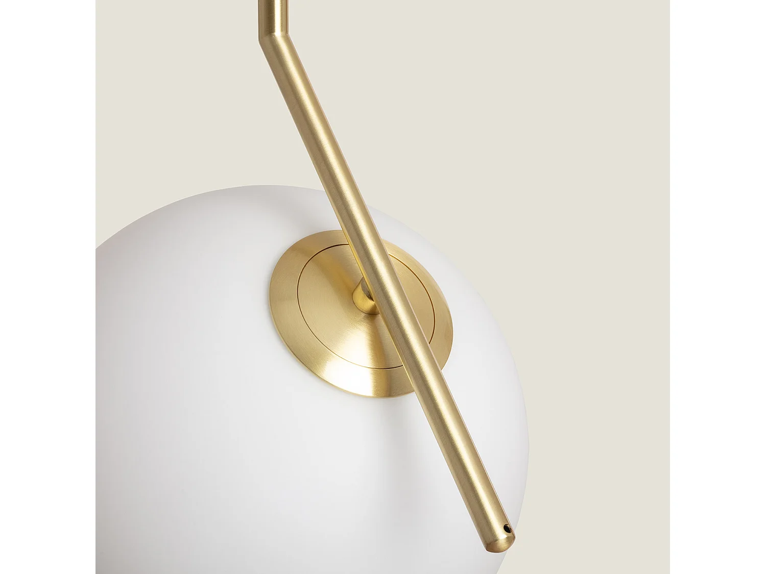 Suspension Métal et Verre Moonlight Doré