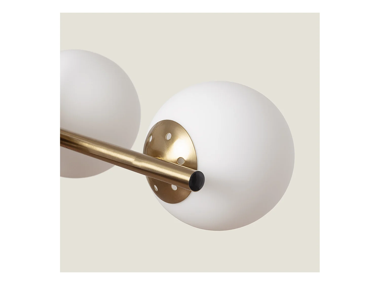 Lampada a Sospensione in Metallo Moonlight Brass 6 Faretti Oro