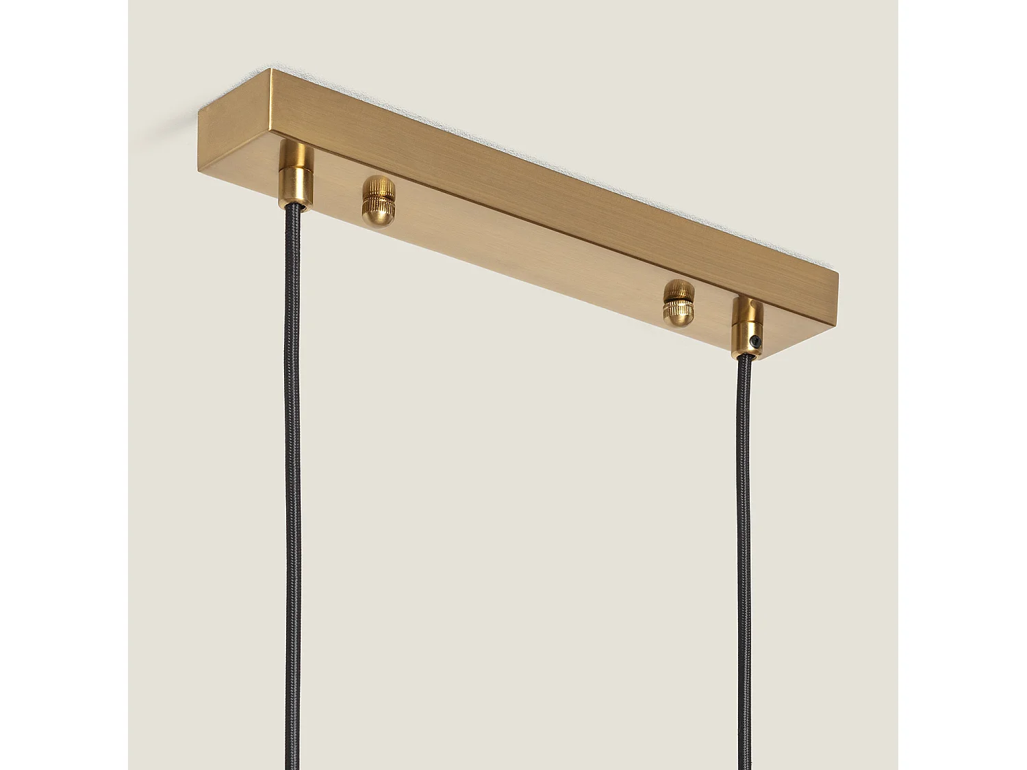 Suspension Métal et Verre Moonlight Brass 6 Spots Doré