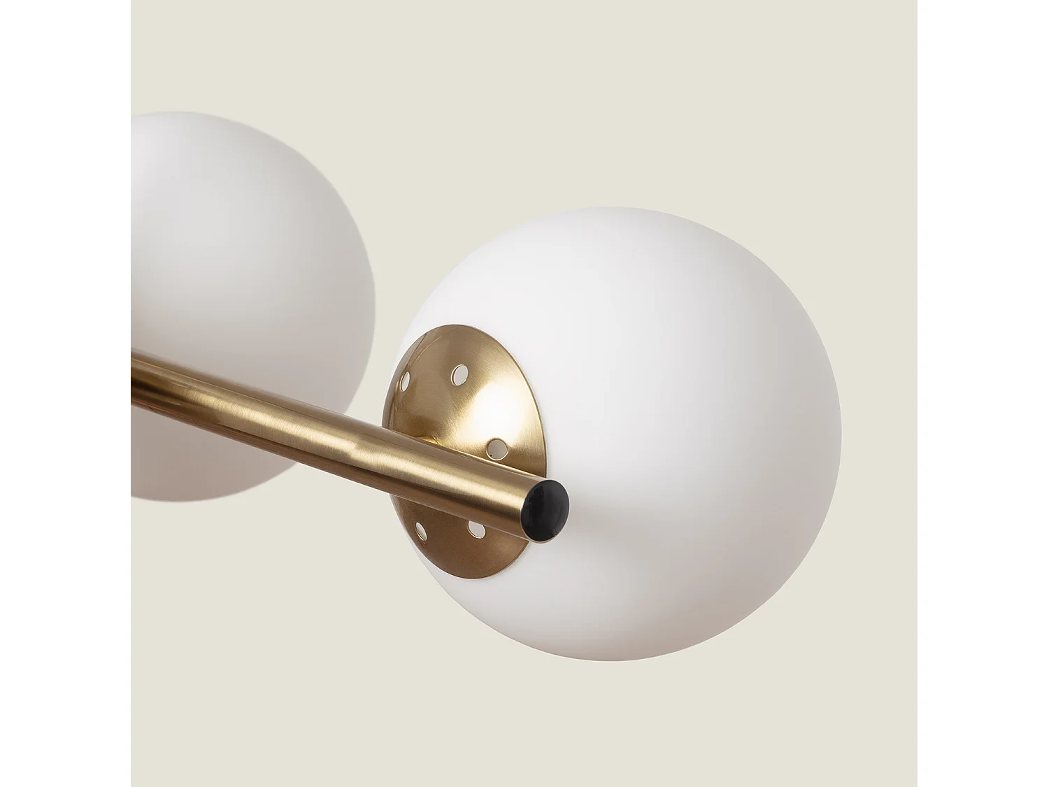 Lampada a Sospensione in Metallo Moonlight Brass 6 Faretti Oro