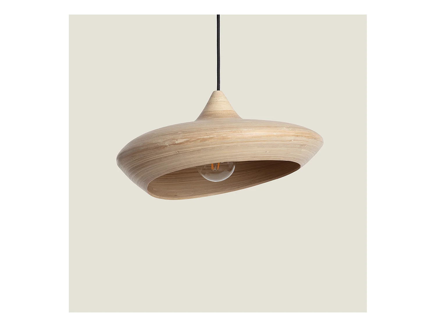 Suspension Bambou Shuka Kero Naturel