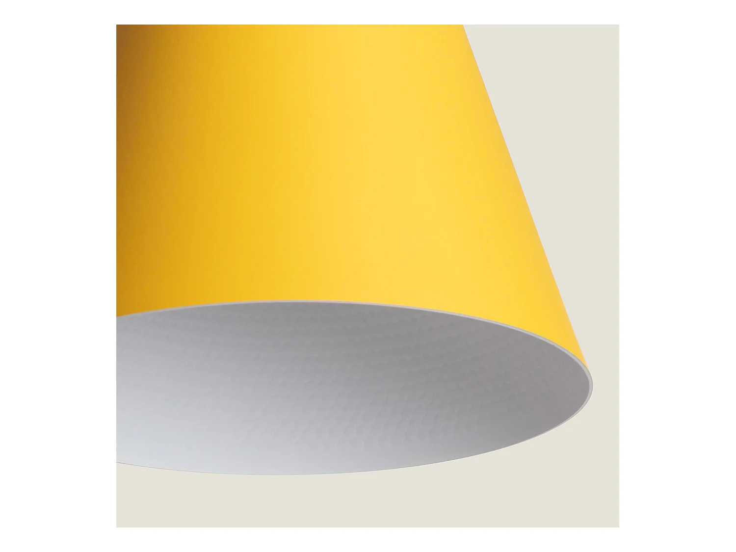 Suspension Métal Lennon Jaune