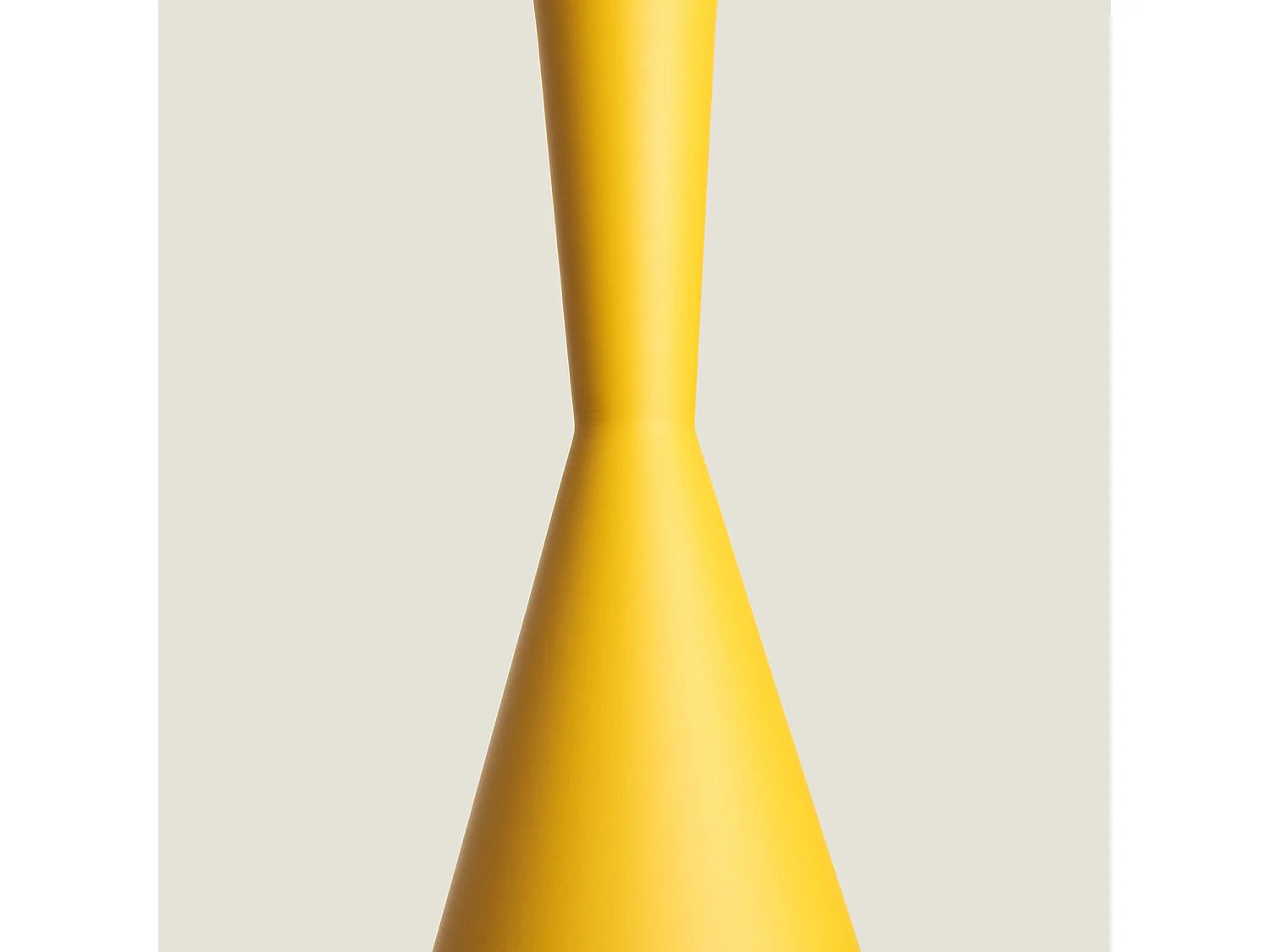 Suspension Métal Lennon Jaune