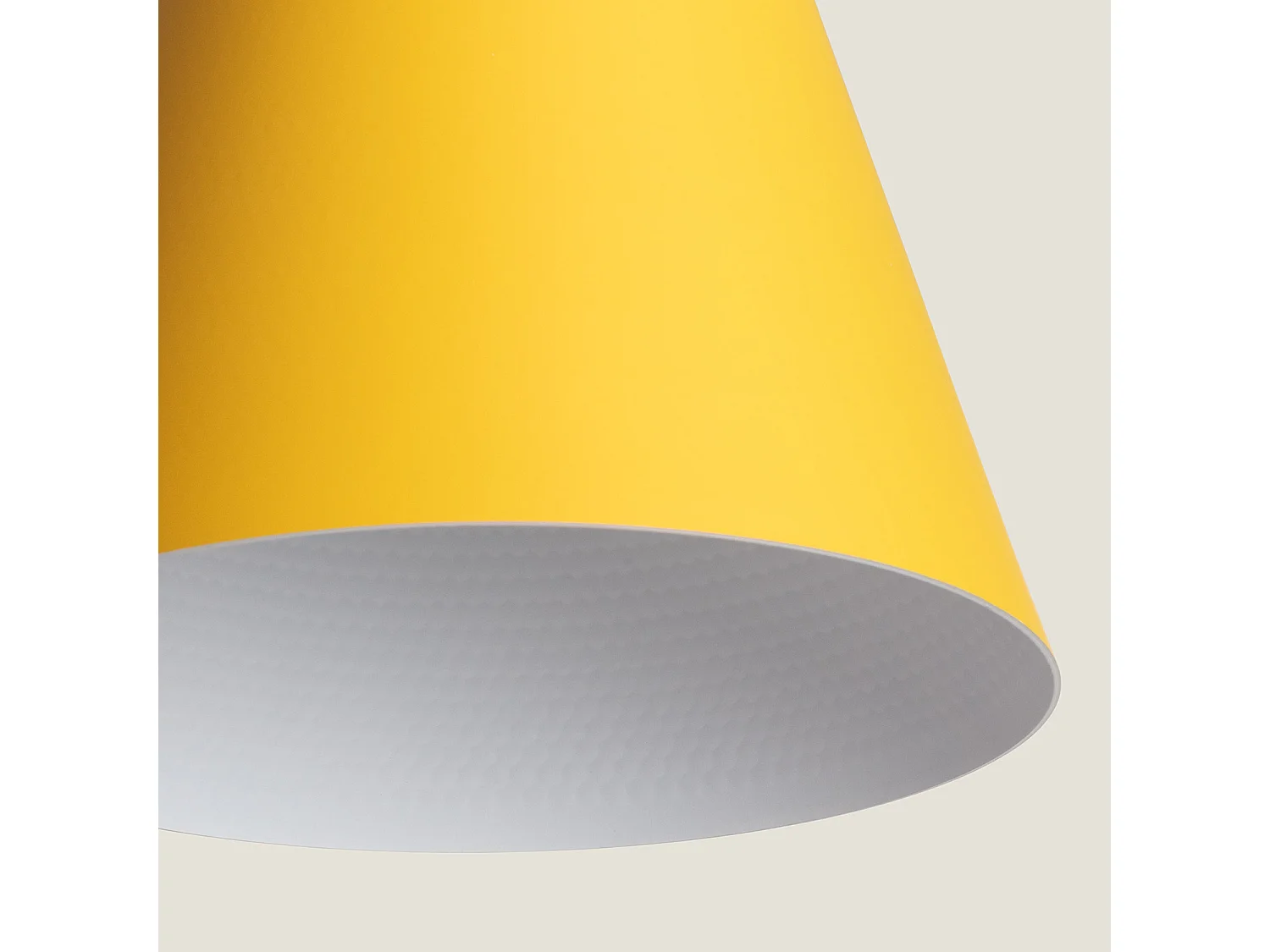 Suspension Métal Lennon Jaune