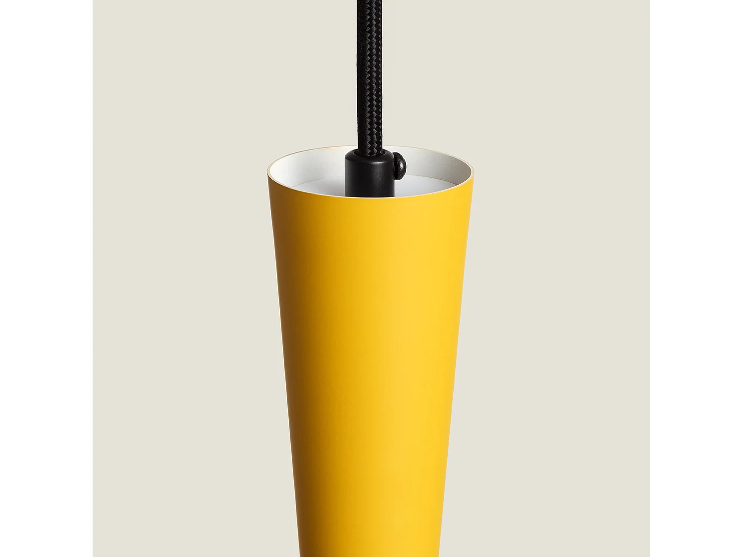 Suspension Métal Lennon Jaune