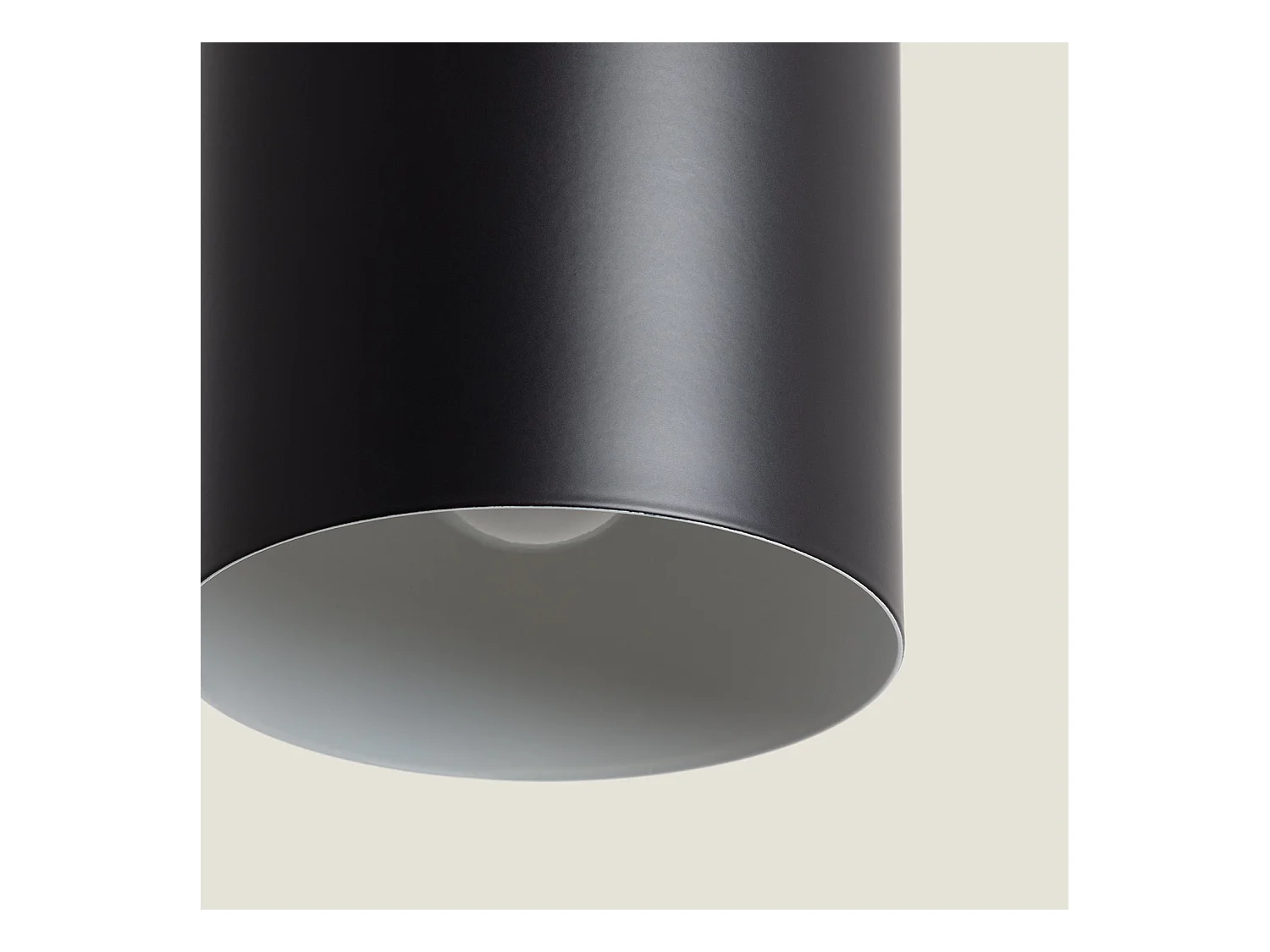 Lámpara Colgante Metal y Madera Kidonge Negro