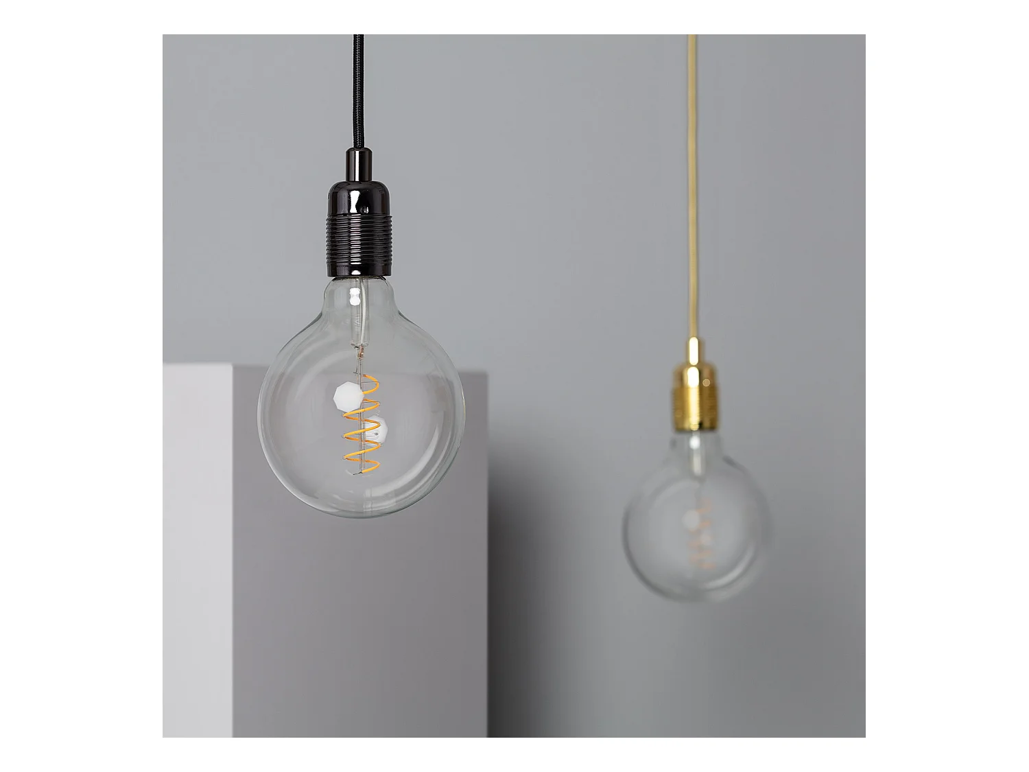 Suspension Métal Bowie Noir