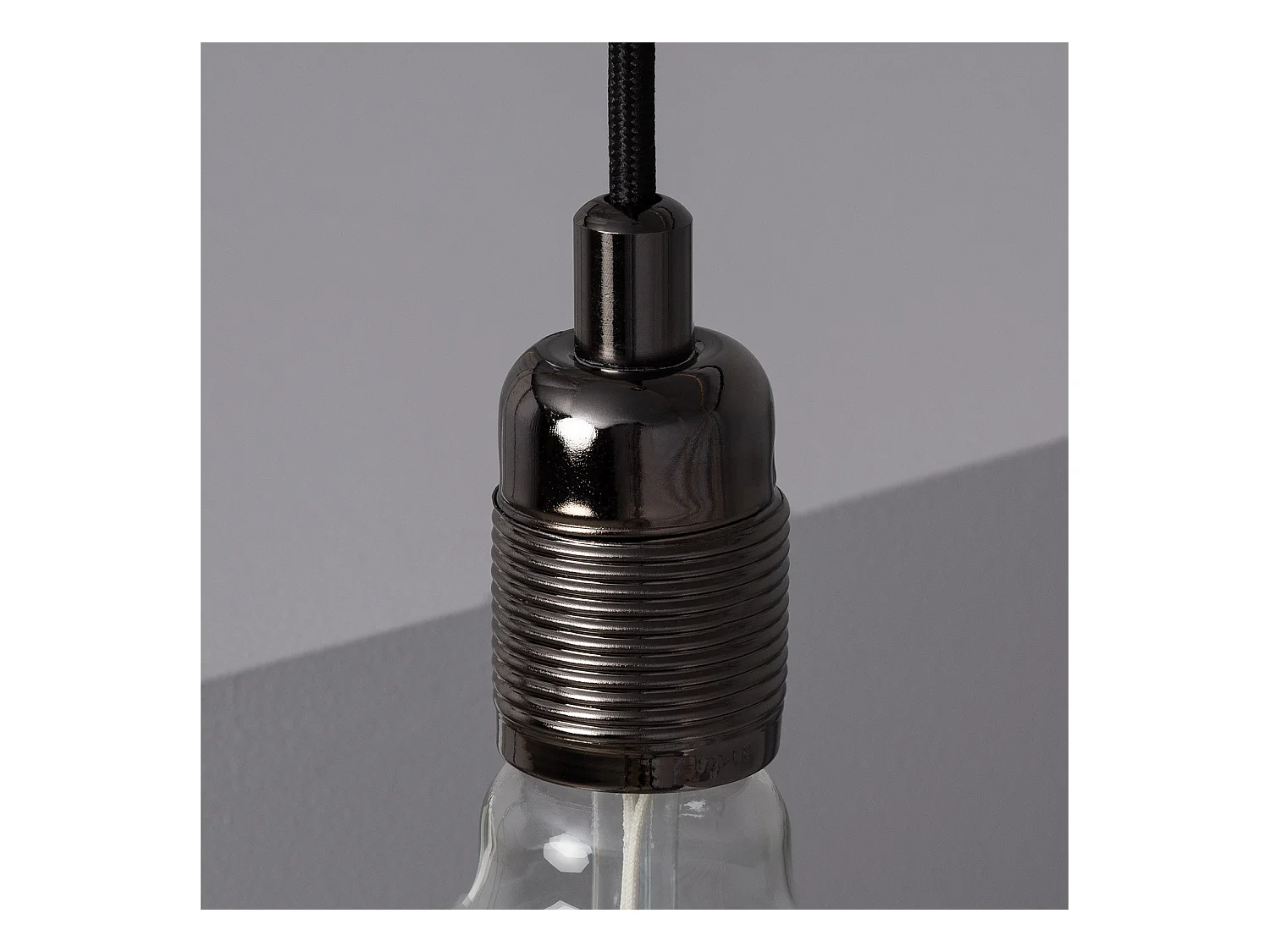 Suspension Métal Bowie Noir