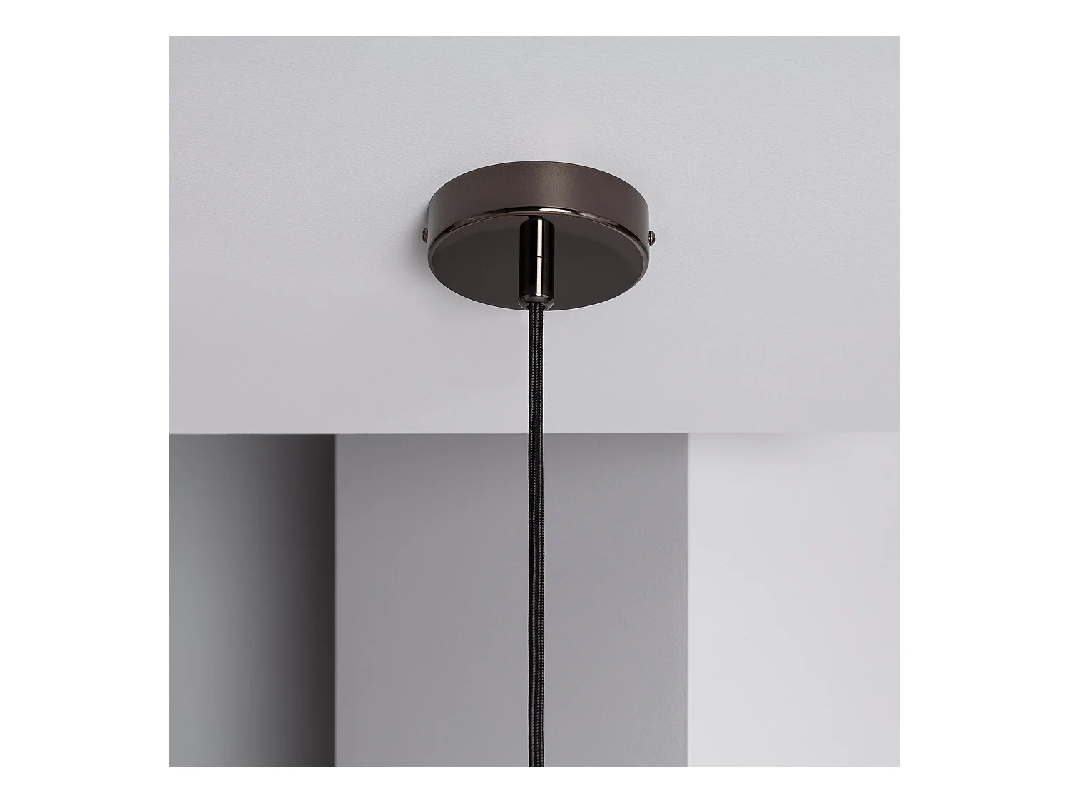 Suspension Métal Bowie Noir