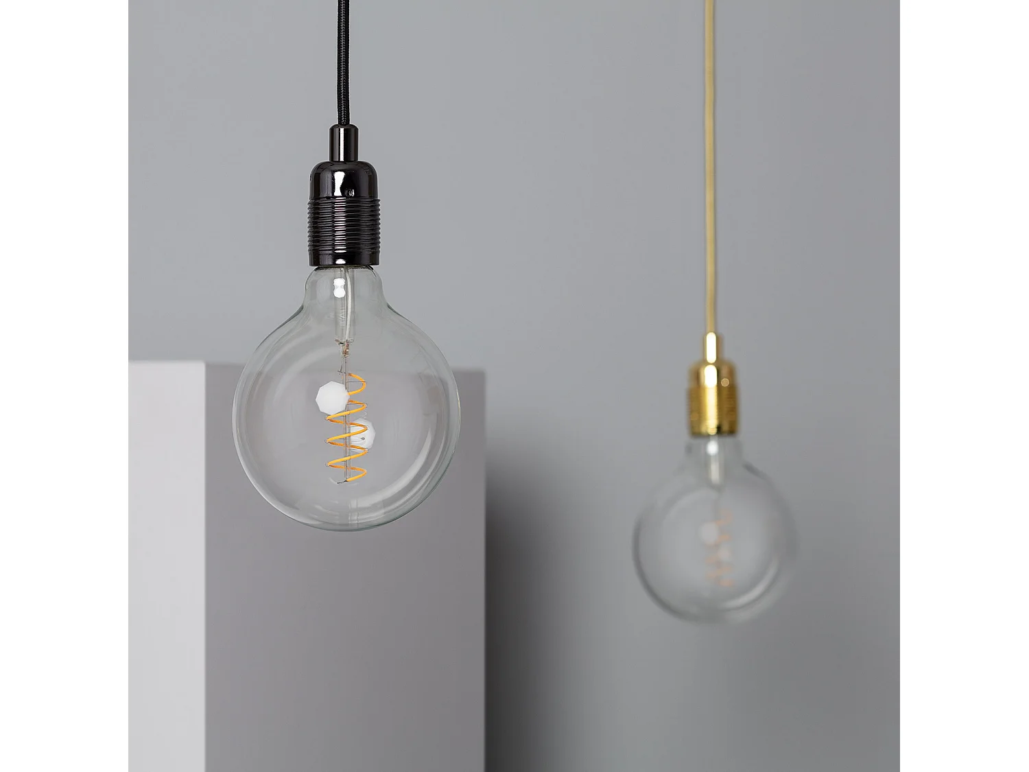 Suspension Métal Bowie Noir