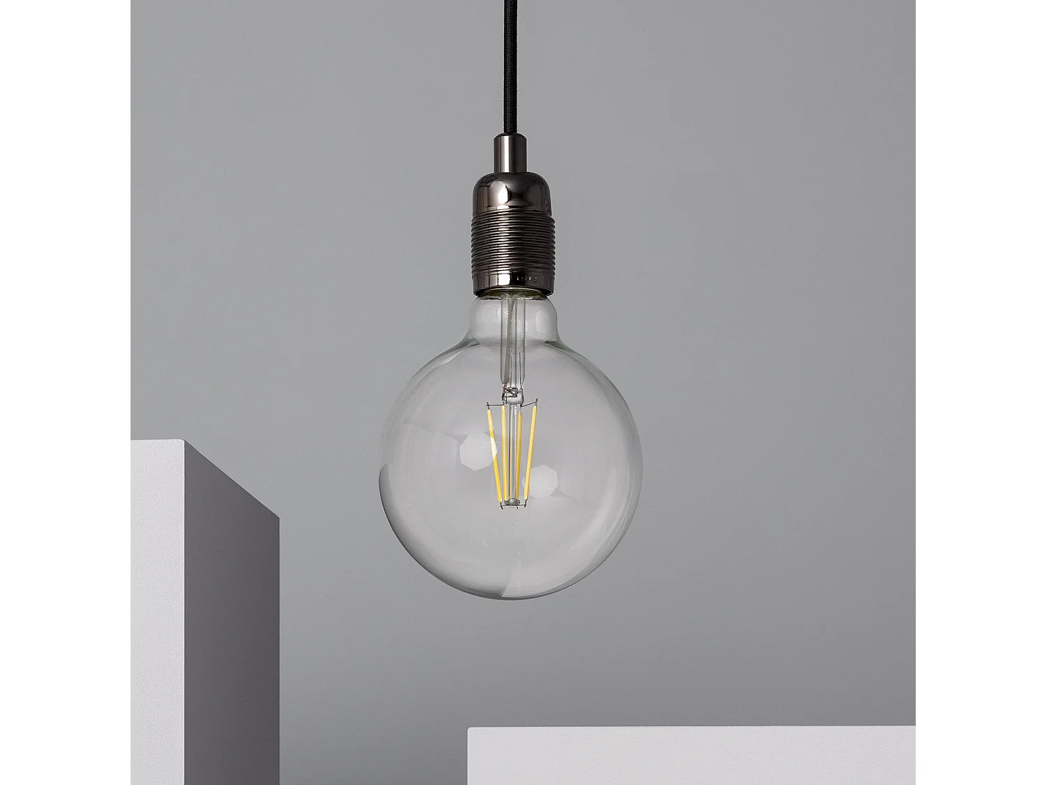 Suspension Métal Bowie Noir