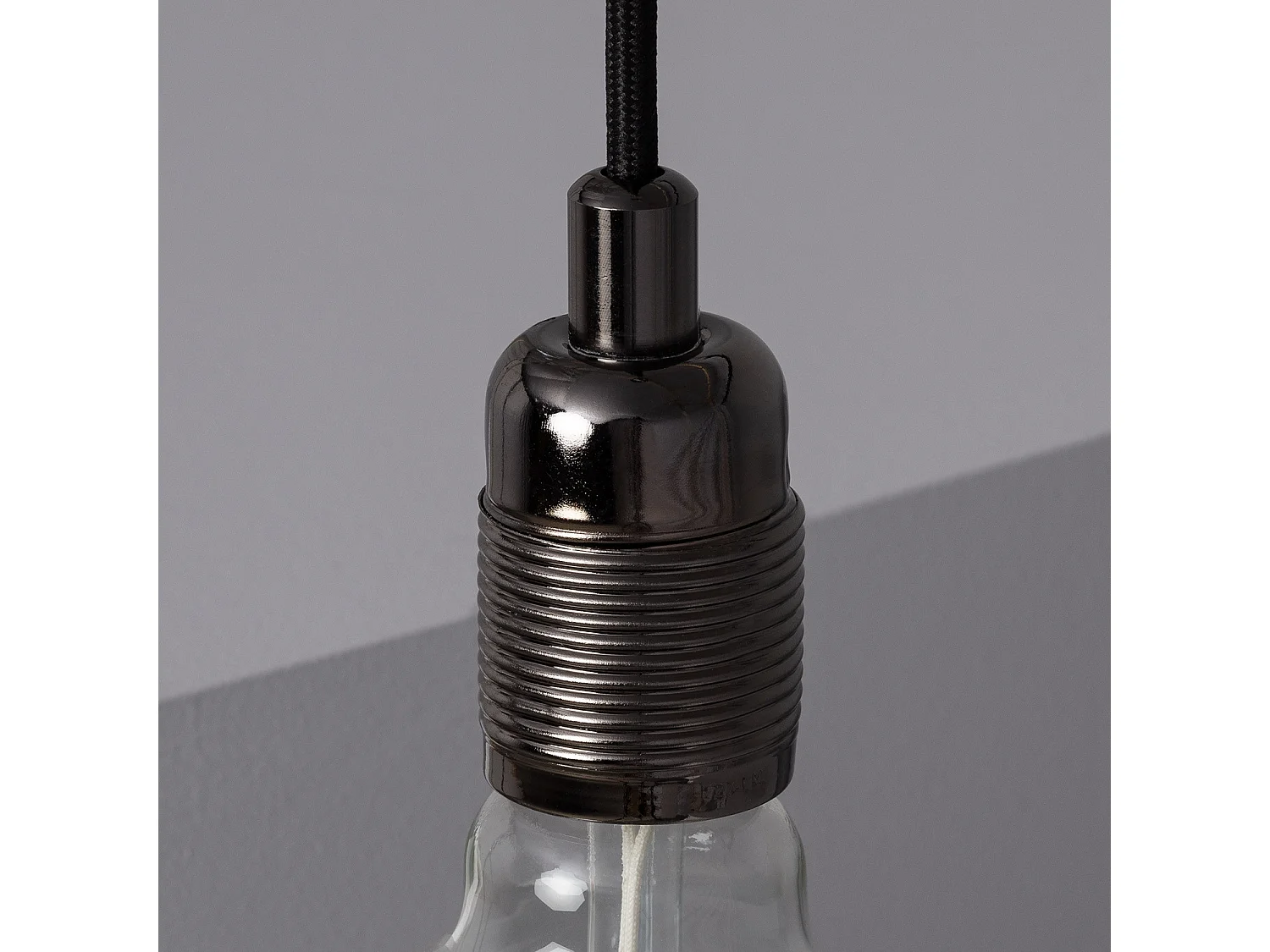 Suspension Métal Bowie Noir