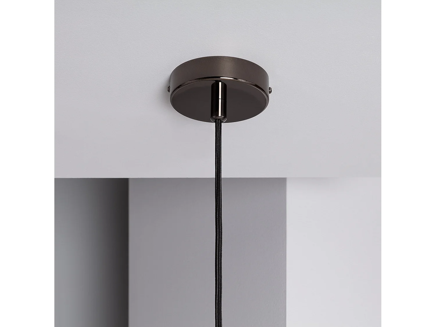 Suspension Métal Bowie Noir