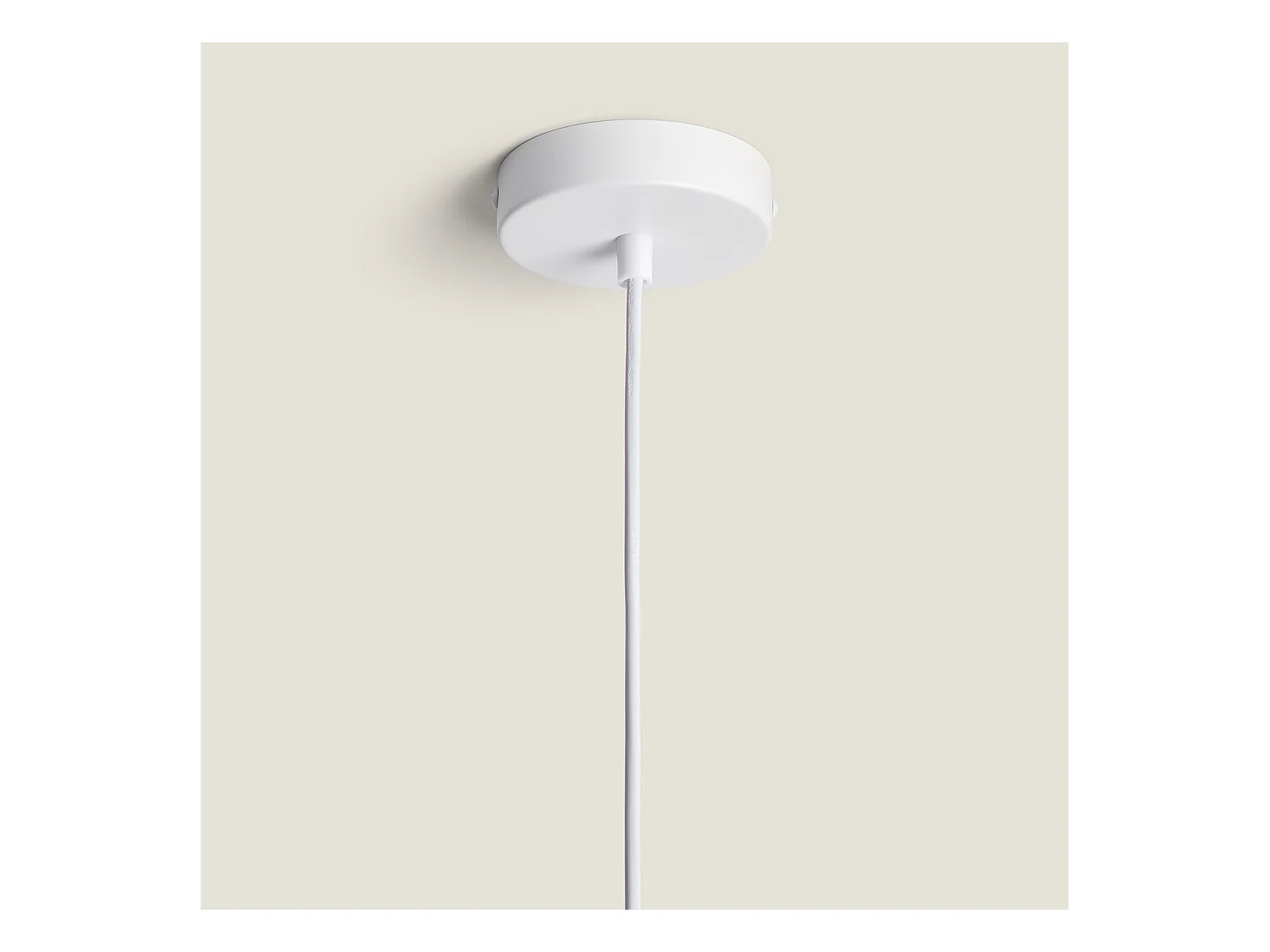 Suspension Métal Sardo Blanc