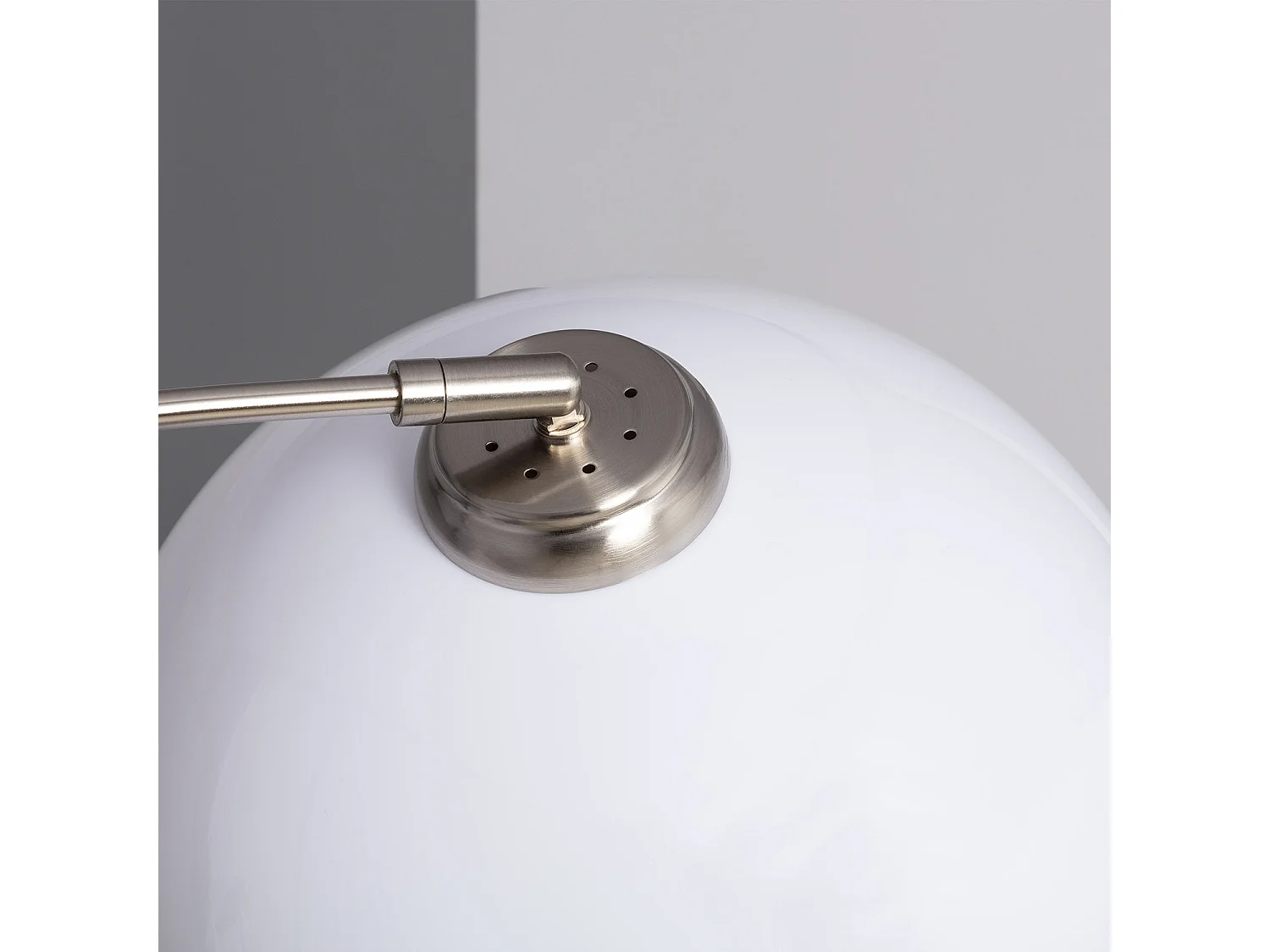 Lampadaire Gebogen  Argenté