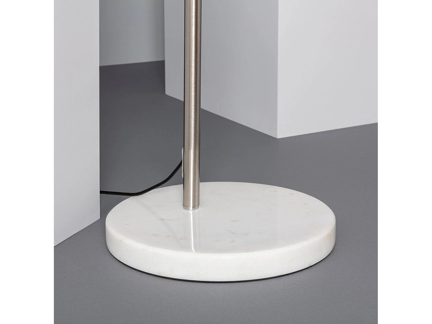 Lampadaire Gebogen  Argenté