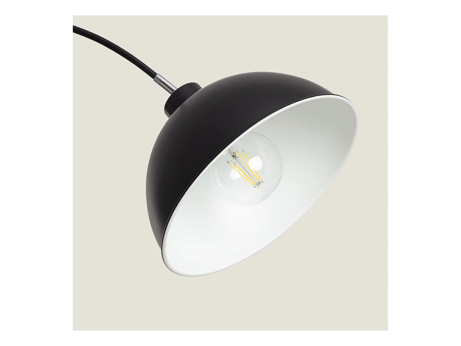 Lámpara de Pie Aluminio Maisie Negro