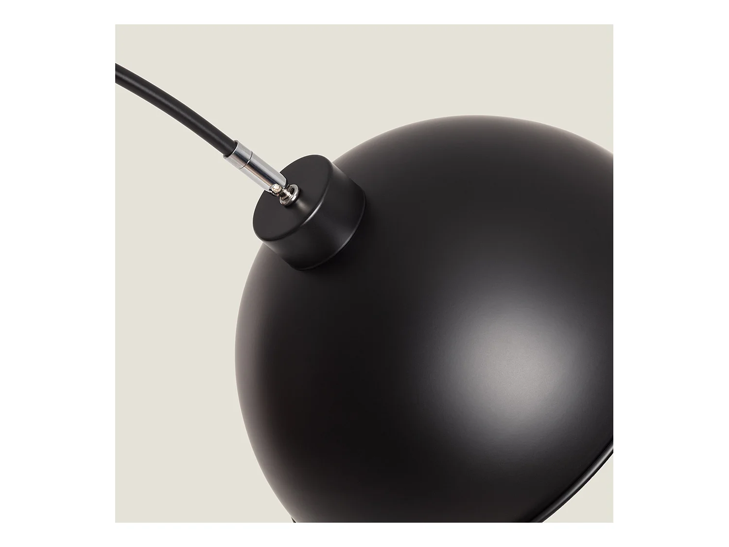 Lámpara de Pie Aluminio Maisie Negro