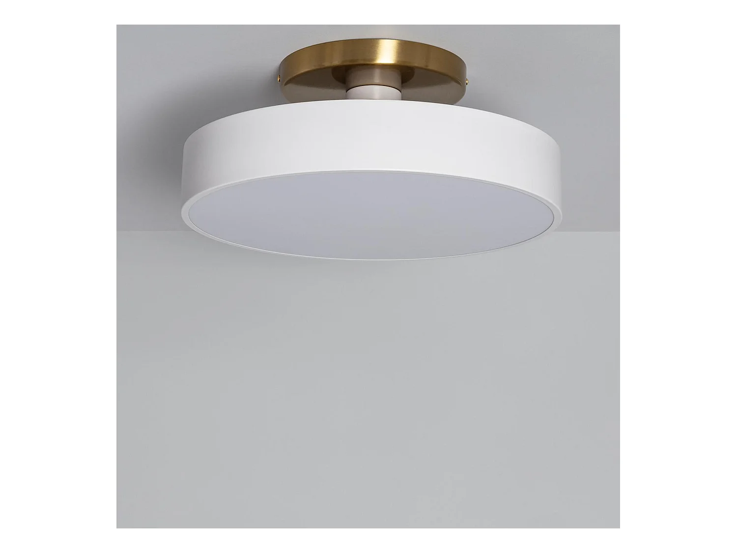 Plafonnier Métal Atenea Blanc