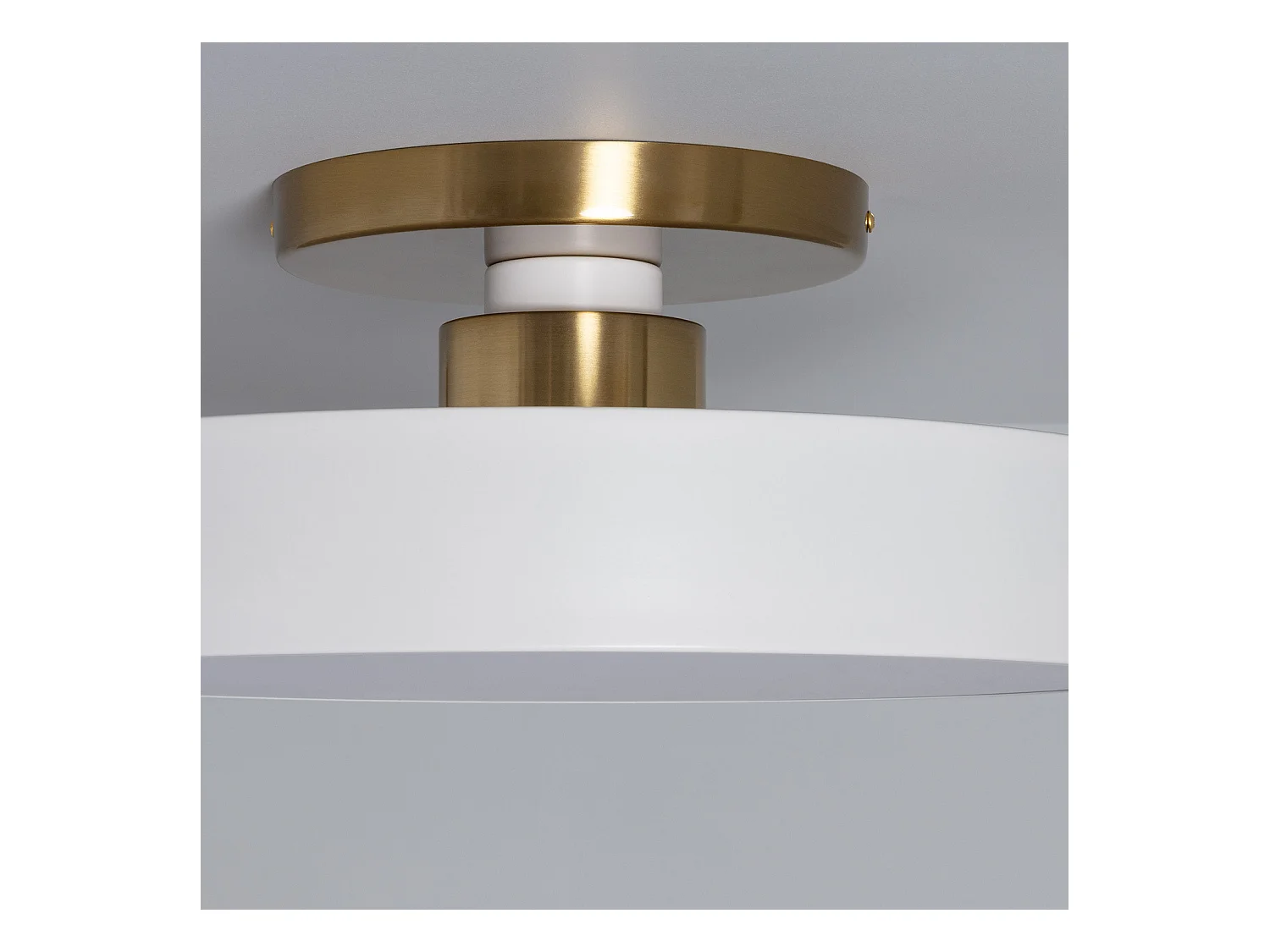 Plafonnier Métal Atenea Blanc