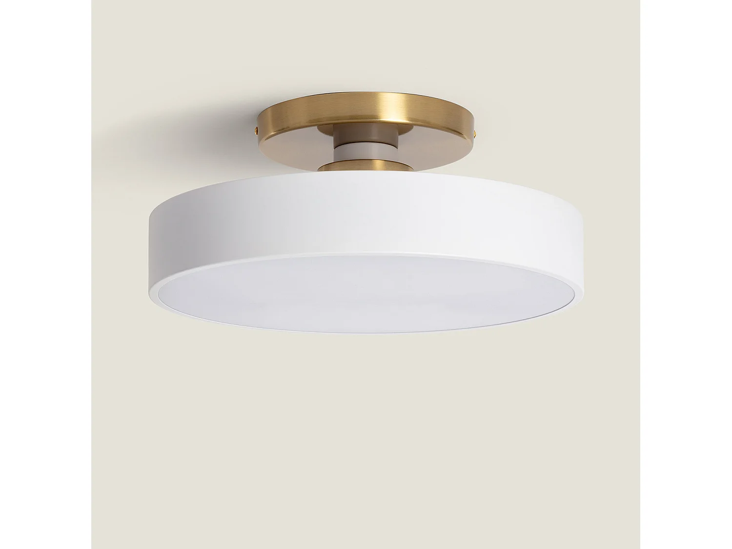 Plafonnier Métal Atenea Blanc