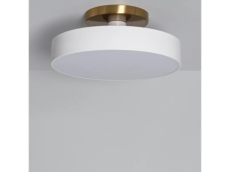 Plafonnier Métal Atenea Blanc