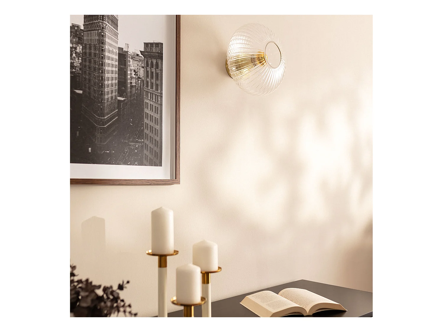 Plafonnier Métal et Verre Prometeo  Transparent