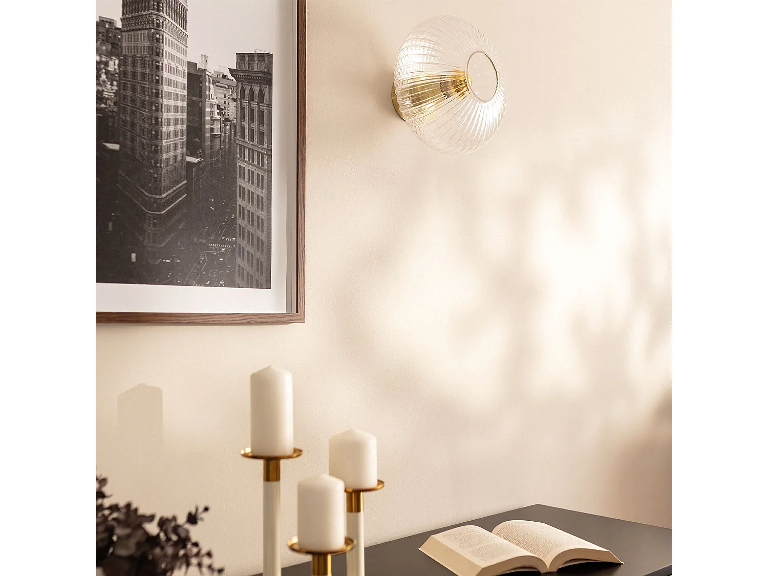 Plafonnier Métal et Verre Prometeo  Transparent