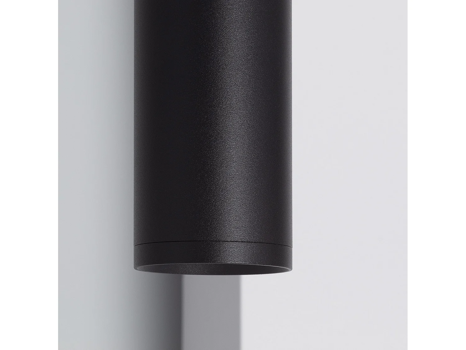 Spot à Douille Aluminium Quartz pour Ampoule GU10 Noir