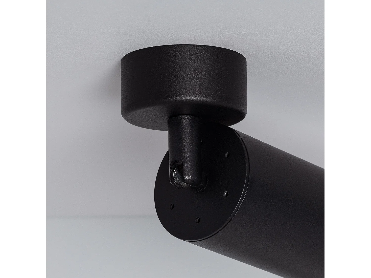 Spot à Douille Aluminium Quartz pour Ampoule GU10 Noir