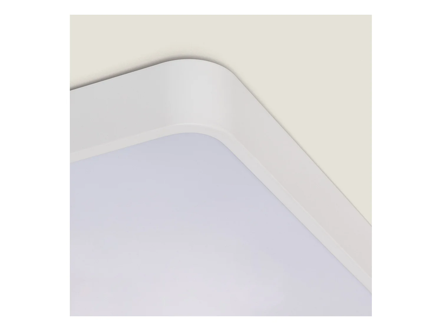Plafoniera LED 40W Rettangolare Metallo 600x400 mm CCT Selezionabile Hidria Bianco