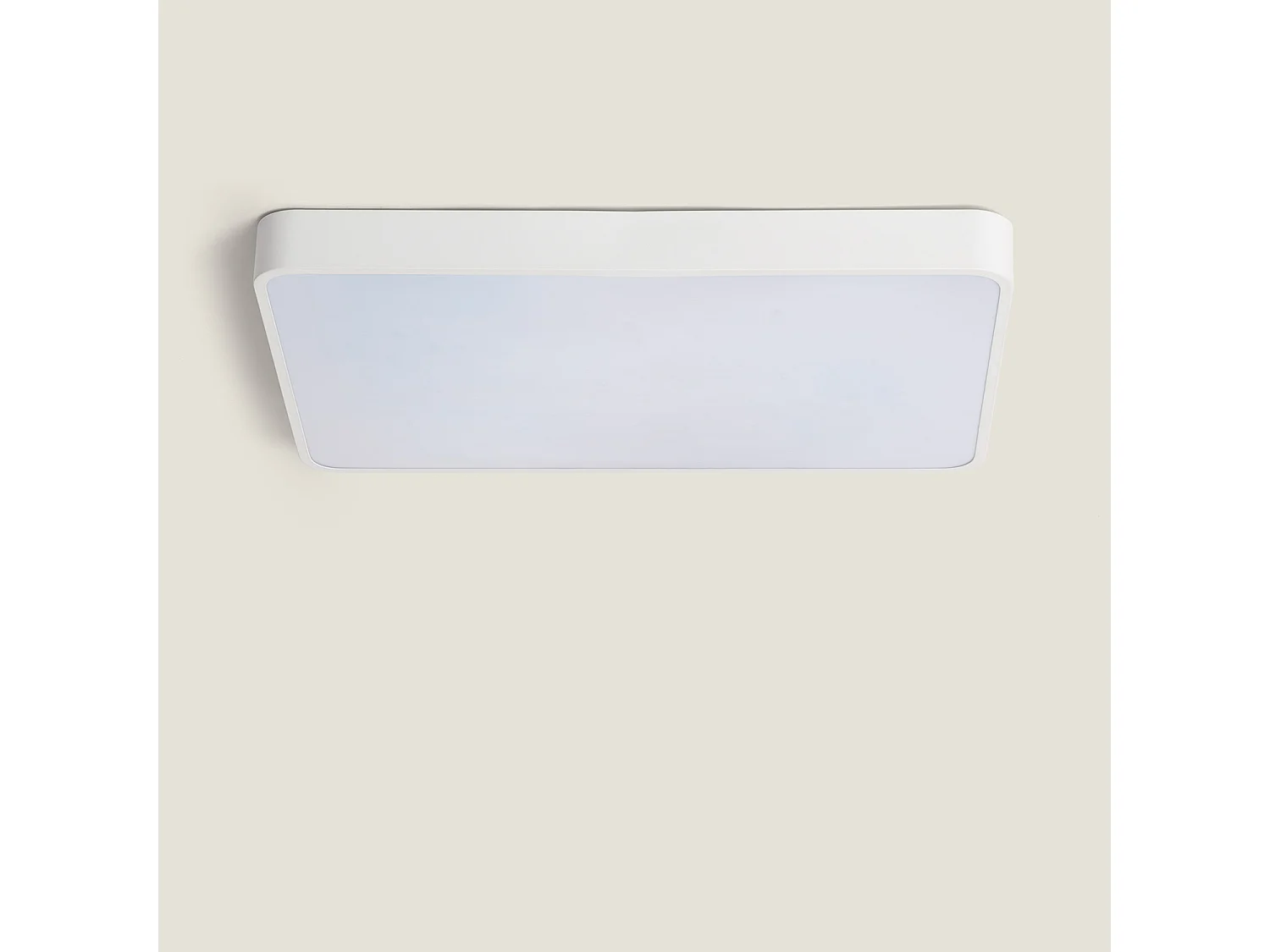 Plafonnier LED Rectangulaire Métal 40W CCT Sélectionnable Hidria 600x400 mm Blanc