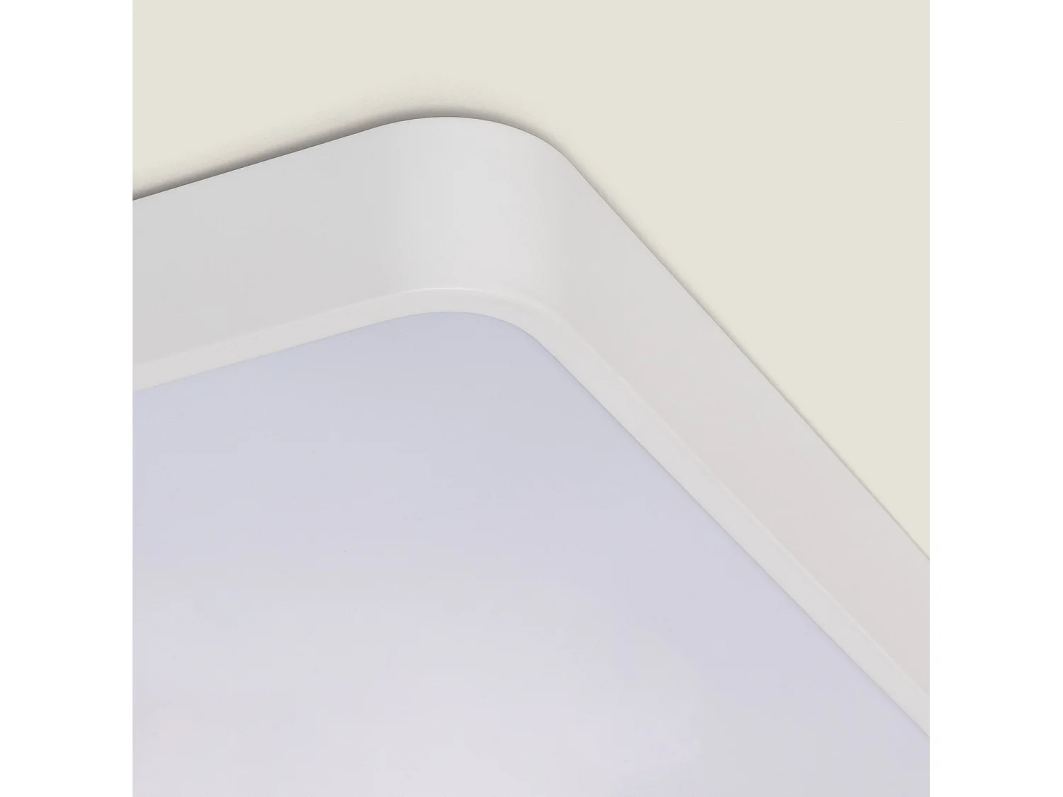 Plafonnier LED Rectangulaire Métal 40W CCT Sélectionnable Hidria 600x400 mm Blanc